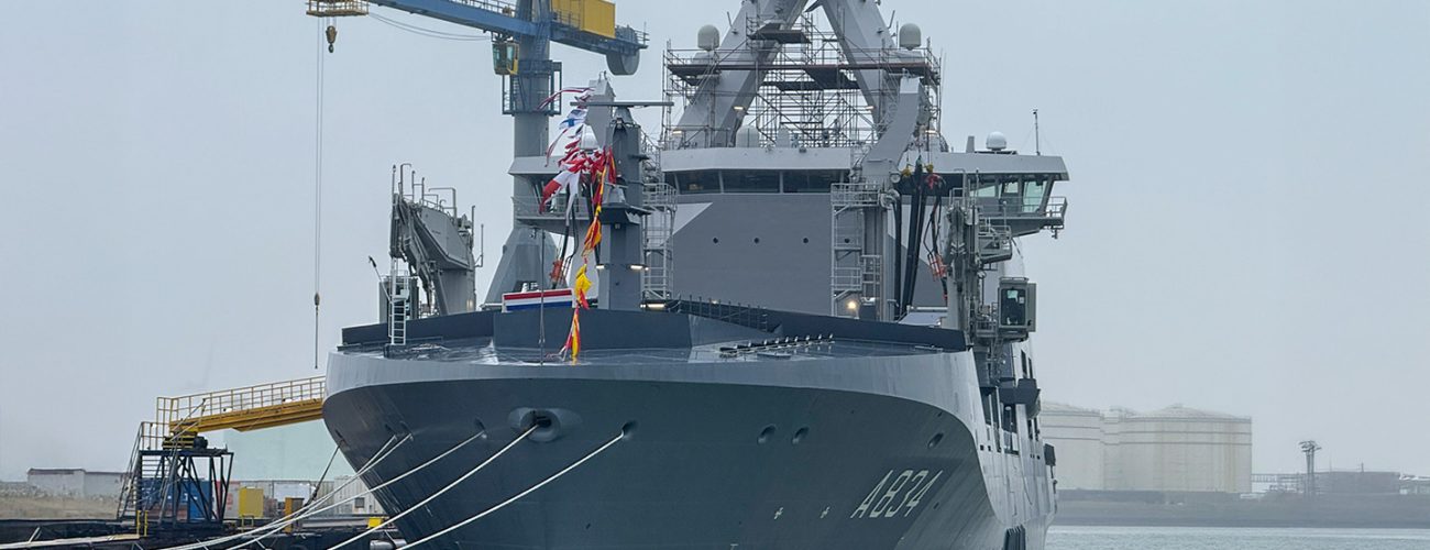 Newthex doors features on newly christened HNLMS Den Helder