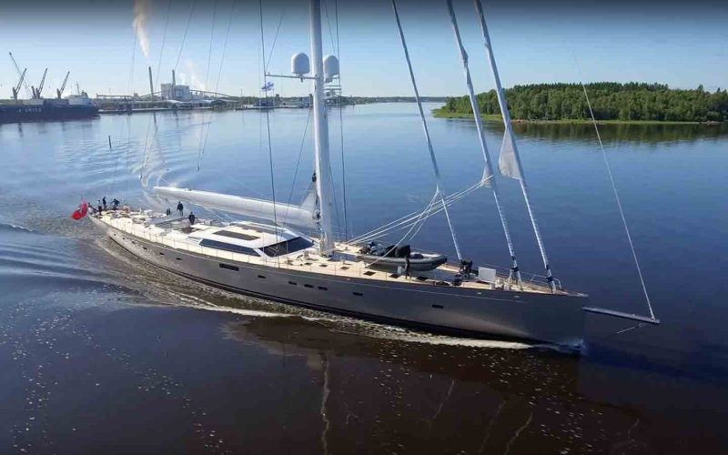 Newthex delivered to Baltic Yachts the watertight sliding doors and hinged doors