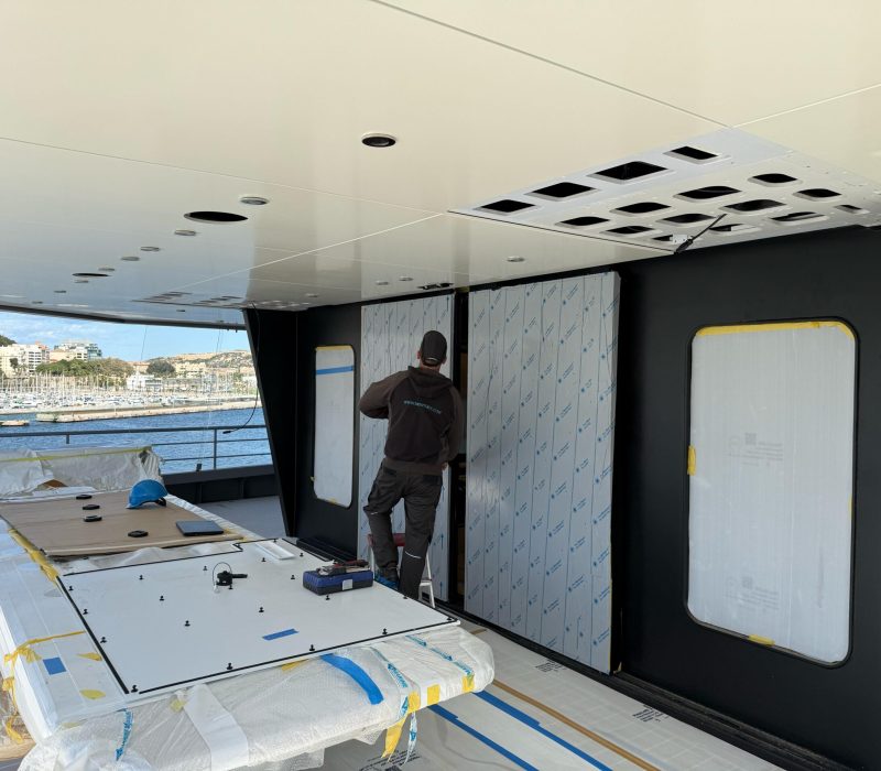 refit double flamingo door